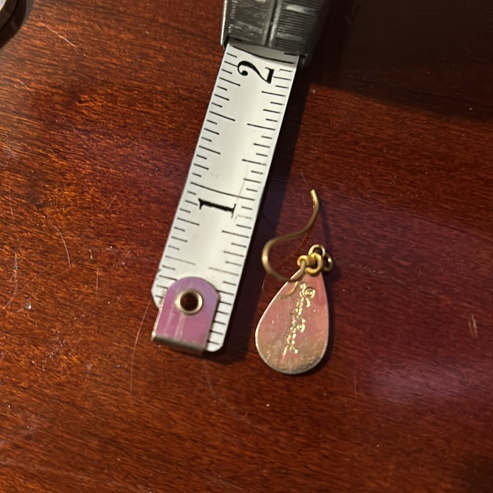 ❤️FINAL❤️Excellent condition vintage Laurel Burch black earrings - Picture 4 of 4